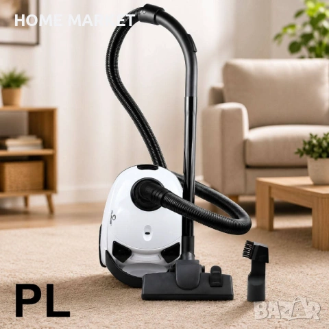 Прахосмукачка ЕК-1308, 700W, 80dB, HEPA филтър, Капацитет на торбата 1,5 л., Засмукване 16кPa  , снимка 3 - Прахосмукачки - 54582700