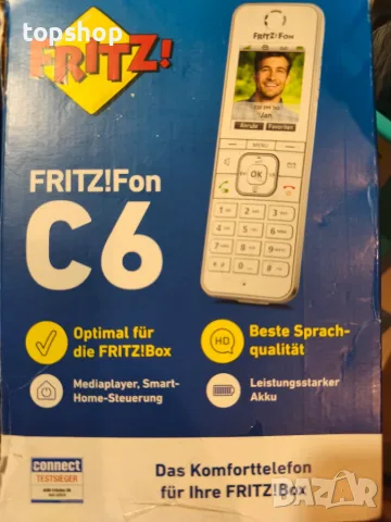 Чисто нов Безжичен Телефон Fritz AVM FRITZ!Fon C6 за FRITZ!Box (DECT / HD Voice) ​ , снимка 9 - Стационарни телефони и факсове - 55592150