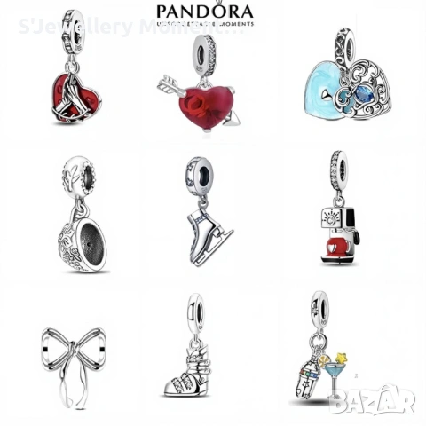 ПРОМОЦИЯ сребърни талисмани и висулки за гривни Пандора/ Pandora, снимка 3 - Гривни - 25978257
