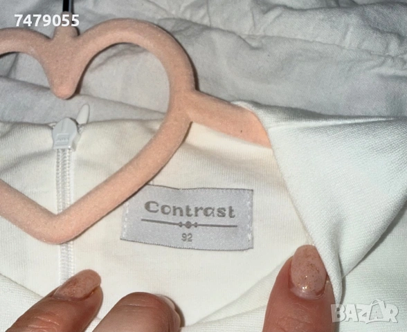 Детска официална рокля на Contrast с пера, снимка 4 - Бебешки рокли - 54057466