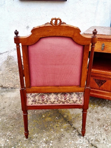 Кресло в стил Луи XVI , снимка 10 - Дивани и мека мебел - 53967151