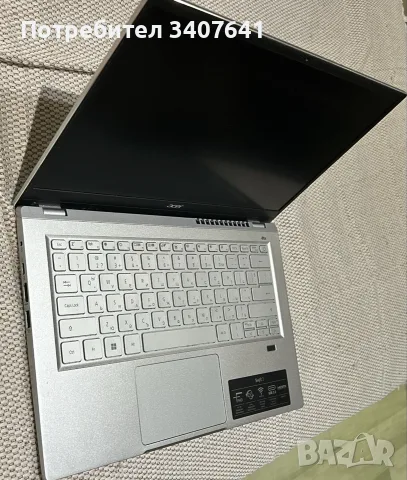 Лаптоп Acer Swift 3 - като нов! , снимка 2 - Лаптопи за работа - 55640115