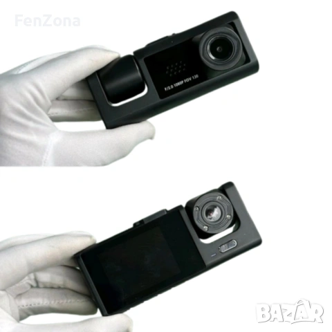 Видеорегистратор Black BOX Super HD 1296P + задна камера, снимка 4 - Друга електроника - 54147325