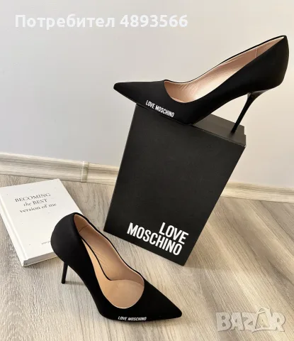 Moschino нови дамски обувки, снимка 6 - Дамски обувки на ток - 55373453
