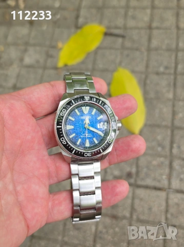 БАРТЕР SEIKO Prospex King Samurai Save The Ocean Manta Ray, снимка 5 - Мъжки - 54921637