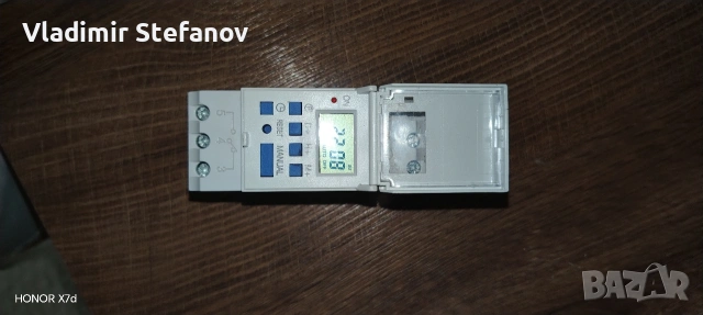 ​Монофазен таймер за DIN шина ELMARK 15A, 220V, снимка 4 - Друга електроника - 54660154