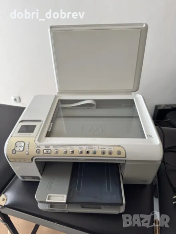 Цветен принтер, скенер и копир - 3 в 1 - hp - Hewlett Packard и за директен печат на снимки от карта, снимка 3 - Принтери, копири, скенери - 54575365