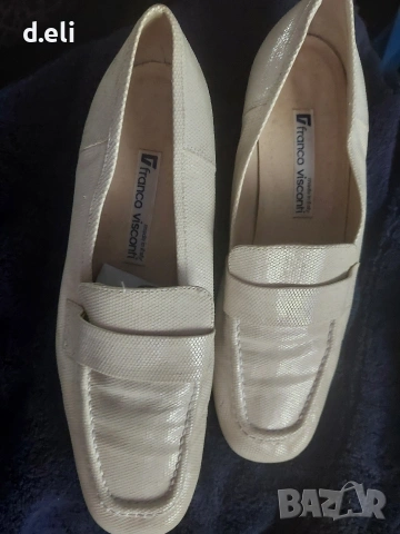Franco Visconti 🇮🇹 Size 37 100% Кожа Страхотни обувки