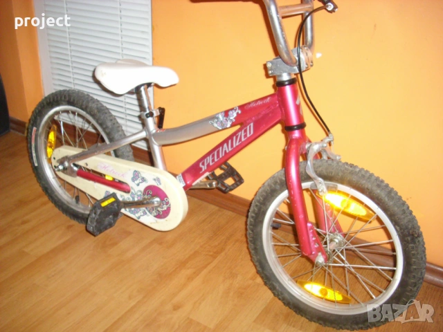 SPECIALIZED 16" USA АЛУМИНИЕВ детски велосипед,колело +спомагателни.Идеален., снимка 14 - Детски велосипеди, триколки и коли - 54664126