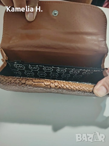 Кафяво дамско портмоне Michael Kors , снимка 2 - Портфейли, портмонета - 55082721