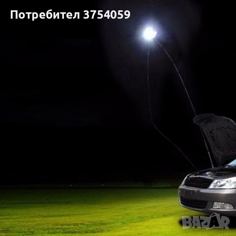 Светодиоден СОВ панел 4.5м 50W 4800LM 6400K, снимка 6 - Прожектори - 55202331