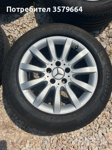 Джанти с гуми за Mercedes 16, снимка 2 - Гуми и джанти - 54805864