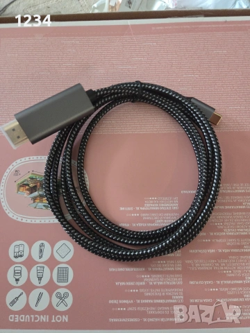 USB С към HDMI кабел 