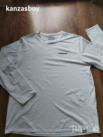 Patagonia Logo Lightweight - страхотна мъжка блуза L , снимка 5 - Блузи - 54760668
