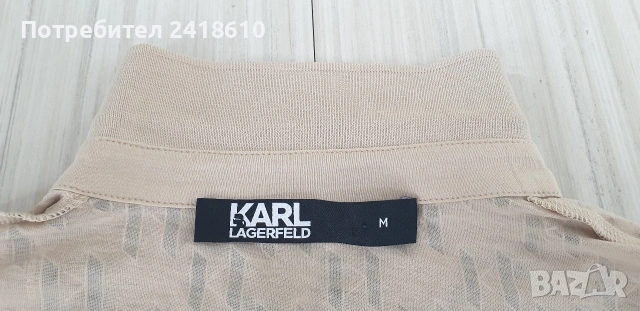 Karl Lagerfeld Monogram Cotton  Mens Size M НОВО! ОРИГИНАЛ! Мъжка Тениска!, снимка 11 - Тениски - 54389496