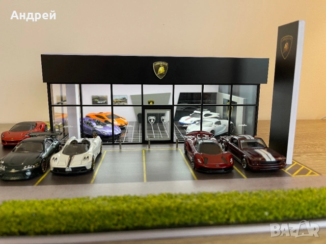 Hot Wheels, Mini GT. GFans гараж, диорама, автокъща за модели 1/64, снимка 8 - Колекции - 54888566