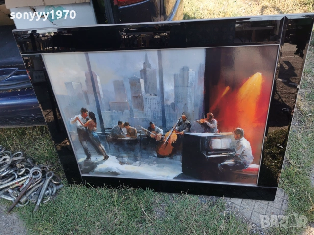 OIL EFFECT PRINT 95X75СМ КАРTИНА ВНОС ENGLAND 2706261813L4, снимка 11 - Други ценни предмети - 55071459