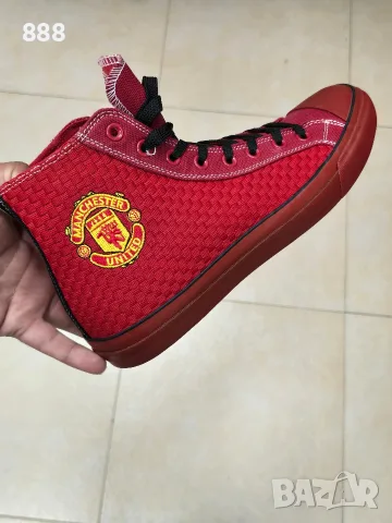 мъжки червени кецове Manchester united 