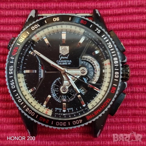 Мъжки часовник Tag Heuer Grand Carrera. , снимка 5 - Мъжки - 54809628