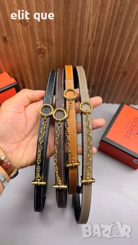 колани от естествена кожа в кутия hermes , снимка 5 - Колани - 55342851