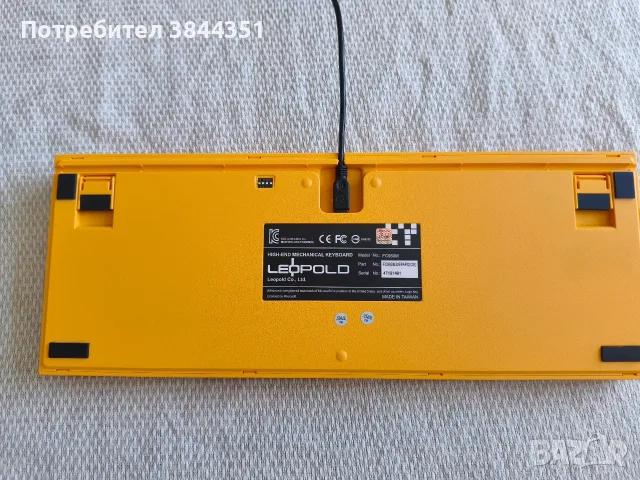 Висококачествена механична клавиатура Leopold FC980M OE - Cherry MX Silent Red, снимка 6 - Клавиатури и мишки - 55325724