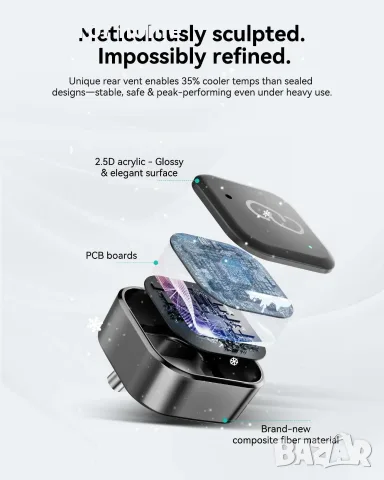 Spedal 2026 Безжичен CarPlay адаптер USB C, Plug & Play Auto-Connect, Съвместим с автомобили от 2016, снимка 5 - Аксесоари и консумативи - 55333649