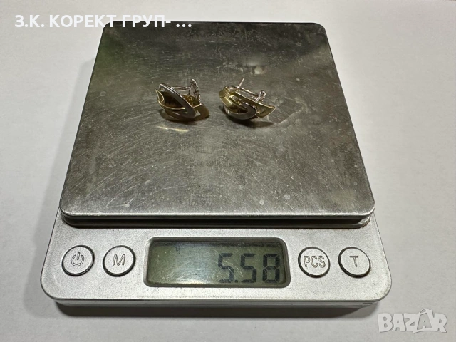 Златни дамски обеци – 14 карата (585), 5,58гр, снимка 2 - Обеци - 55180104