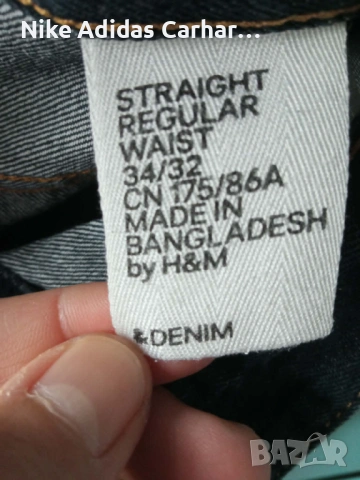 H&M - мъжки дънки в много запазено състояние., снимка 6 - Дънки - 54592821