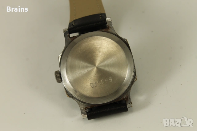 1970's ЗИМ Зелен Циферблат Стар Руски Ръчен Часовник, снимка 7 - Мъжки - 54055276