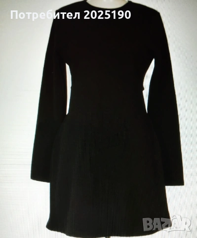 Дамска черна рокля Н&М 