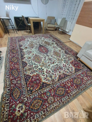 Голям персийски килим 340х250 см., снимка 6 - Килими - 54918550