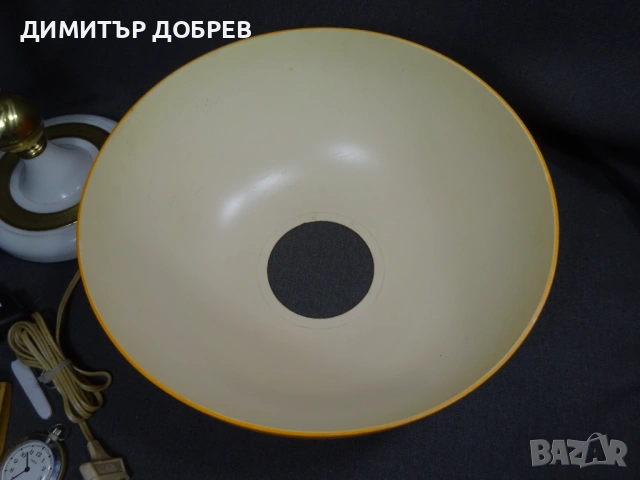 СТАРА РЕТРО СОЦ СССР НАСТОЛНА СЕНЗОРНА ЛАМПА ГЪБА, снимка 9 - Антикварни и старинни предмети - 54062871