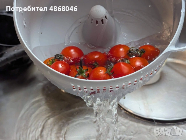 Купа за измиване и отцеждане на плодове и зеленчуци , снимка 3 - Аксесоари за кухня - 55061468
