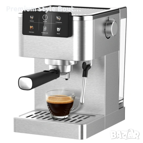 Професионална еспресо машина 20 бара с PID и Thermoblock – 5 в 1 , снимка 13 - Друга електроника - 54138335