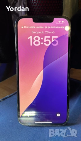 13 iPhone 128 GB без външни забележки, капацитет на батерията 71, използван като идва със оригинално