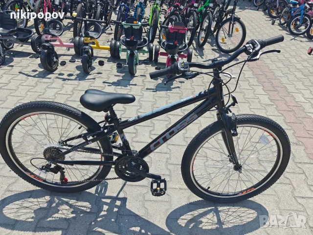 CROSS Велосипед 24" SPEEDSTER черен, снимка 3 - Велосипеди - 55439832
