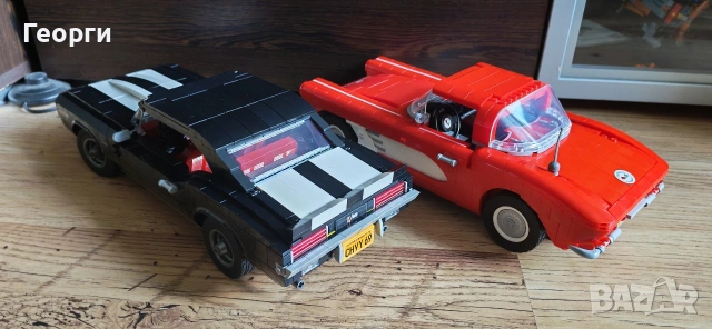Lego Creator Chevrolet Camaro + Corvette C1 китайски копия на , снимка 3 - Конструктори - 55129334