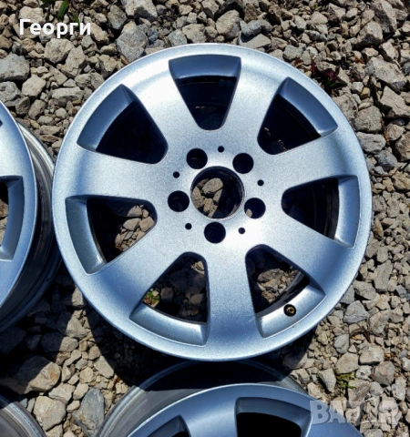 Оригинални лети джанти за Mercedes 16" 5x112 (E-Class W211), снимка 4 - Гуми и джанти - 54225849