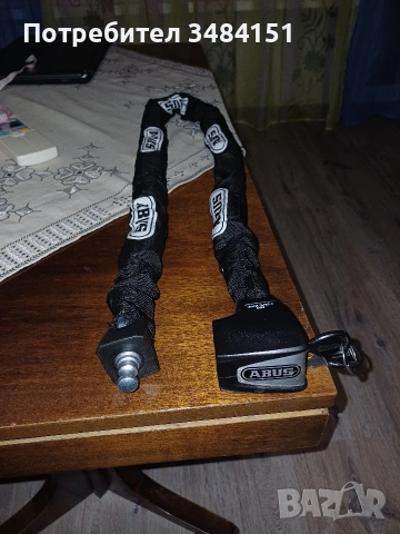 ​НОВА Верига за заключване ABUS Ionus 8900 – 110 см / 8 мм (ART Сертификат) , снимка 4 - Аксесоари и консумативи - 54093857