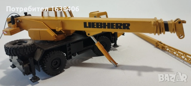 Рядък метален кран Conrad Liebherr 1:50 – Произведен в Западна Германия, снимка 3 - Колекции - 54619414
