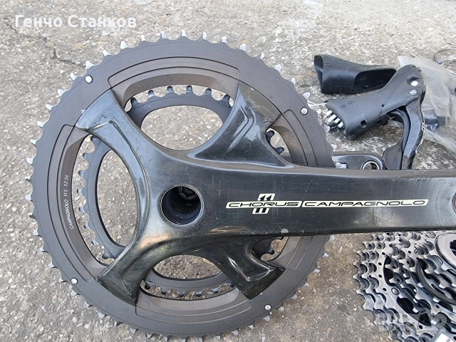 Campagnolo chorus 2x11 groupset- шосеен велосипед , снимка 2 - Части за велосипеди - 54843309