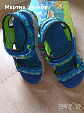 Сандали Sketchers Minecraft 35 номер, снимка 5 - Детски сандали и чехли - 54653615