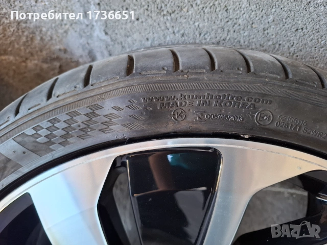 Оригинални джанти с гуми VW Arteon 19", снимка 8 - Гуми и джанти - 55248698
