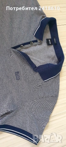 Hugo Boss Mercerised Pique Pima Cotton Regular Fit Mens Size L - XL НОВО! ОРИГИНАЛНА Тениска!, снимка 6 - Тениски - 54767572
