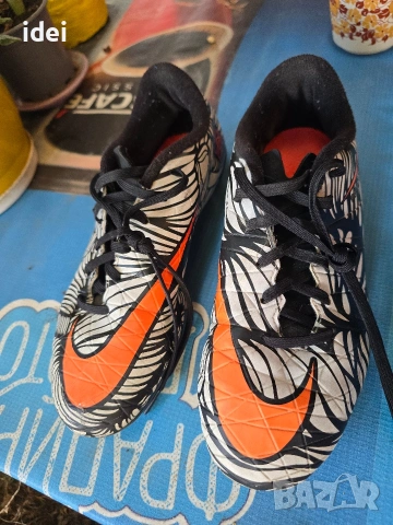 Nike - Детски футболни маратонки Hypervenom Phade II, White/Red, 38 бутонки, снимка 3 - Детски маратонки - 54943163