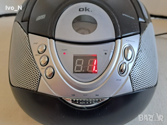 OK ORC 100 / FM радио със CD плейър., снимка 2 - Радиокасетофони, транзистори - 54977601