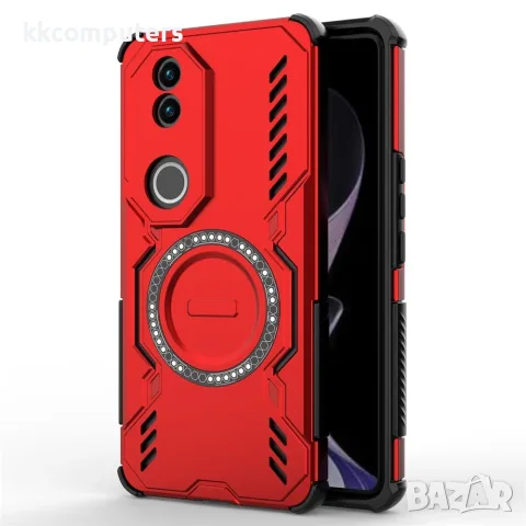Калъф за vivo V50 5G – PC + TPU, Магнитен, Охлаждащ дизайн, Въздушни възглавници, 5 цвята, снимка 5 - Калъфи, кейсове - 55378492