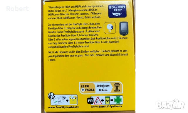 Free style Libre 3 Plus, Либре 3 Плюс сензор за кръвна захар само за € 75,-, снимка 7 - Медицински консумативи - 53415816