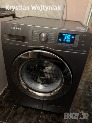 Продавам пералня Samsung EcoBubble WF80F5E5W4X 8kg 1400 об./мин, снимка 6 - Перални - 54668101