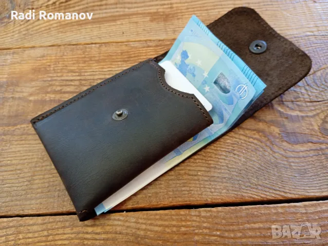 Ръчно изработен мъжки джобен портфейл 